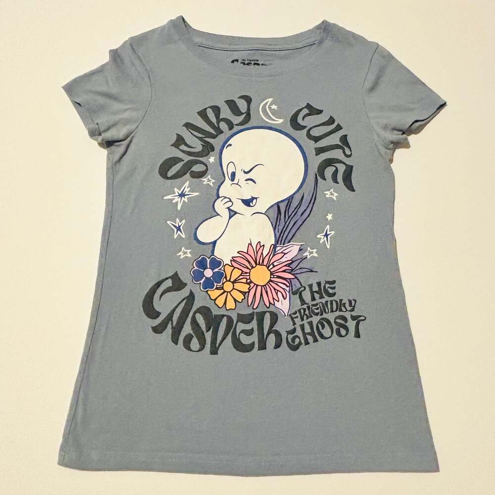 Juniors 'Scary Cute' Casper The Friendly Ghost Graphic Tee Size Small